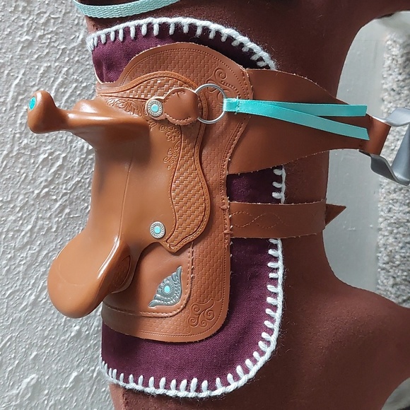 18" Doll Horse Cosmic Unicorn Blanket and Saddle Pad Set - Picture 3 of 8